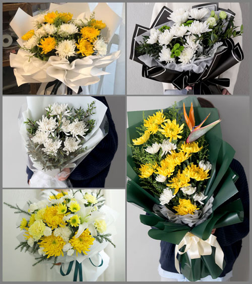 黑龙江齐齐哈尔拜泉县白事花束代送